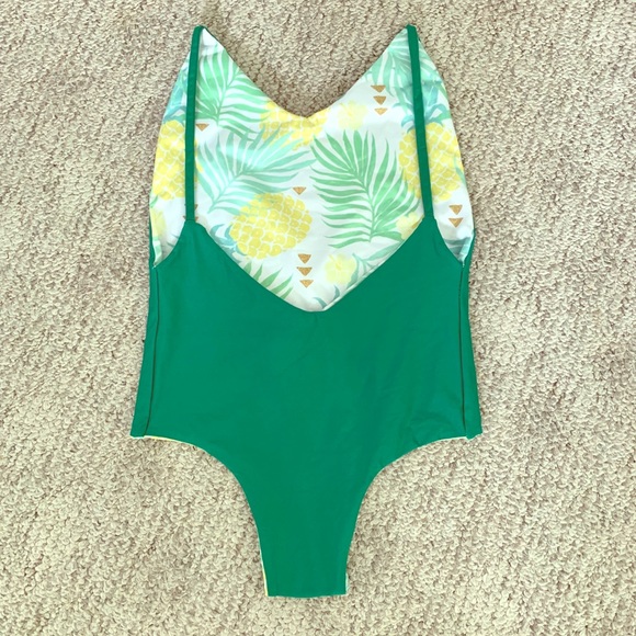 Kalokini Reversible One Piece Bathing Suit - Picture 4 of 5